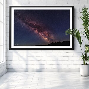 Milky Way Stars Print, Craters of The Moon National Monument Wall Art, Constellations Home Decor