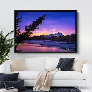 Grand Teton National Park | Sunset | Wyoming | Print | Paper | Canvas | Metal | Acrylic