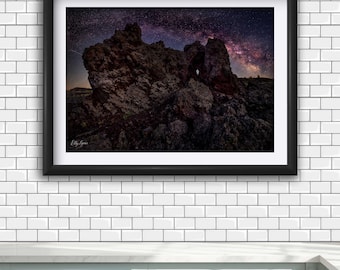 Milky Way Home Decor, Night Sky Photo, Celestial Wall Art, Astrophotography Print