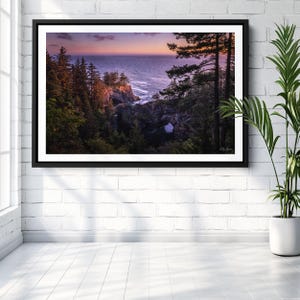 Oregon Coast Sunset Print: Pacific Northwest Seascape Photography