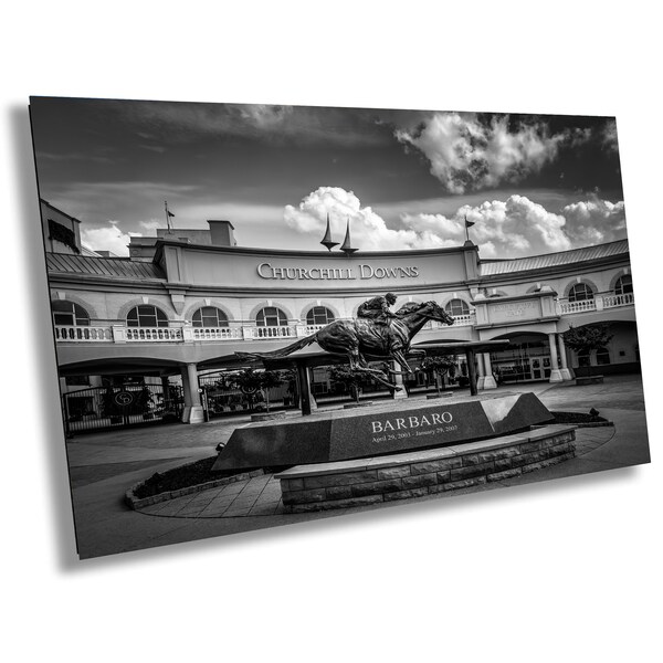 Churchill Downs | Executive Entrance | Kentucky | Derby | Horse Racing Decor | Black & White Photography | Print | Canvas | Metal | Acrylic