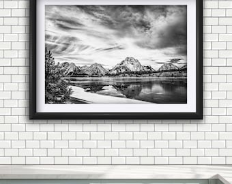 Grand Teton National Park Print: Mt Moran Reflection, Wyoming Wall Art