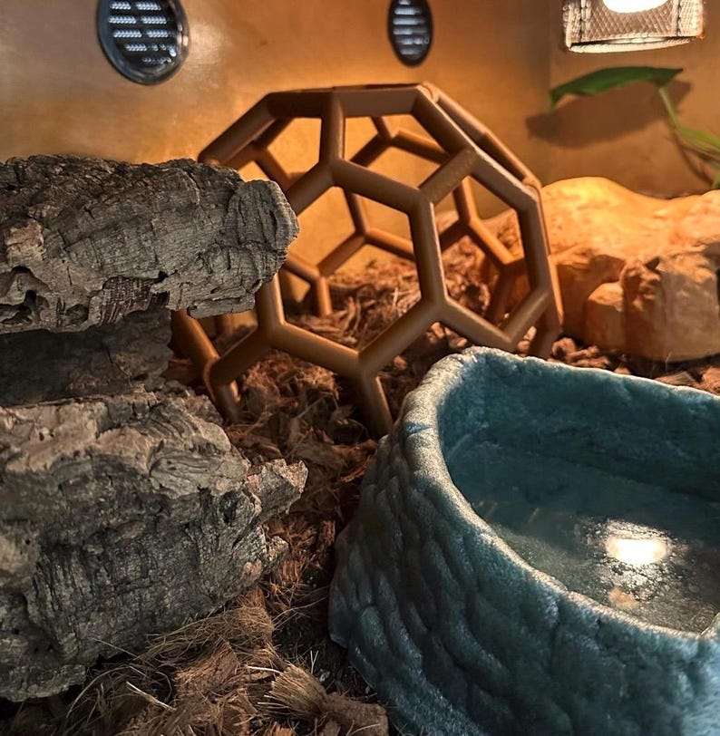 Python Playground EPIC Snake Climbing Enrichment, enriquecimiento para pitones bola adultas, gimnasio de jungla de serpientes grande imagen 6