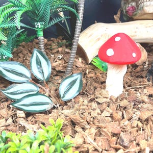 Mushroom Terrarium Reptile Enclosure Décor