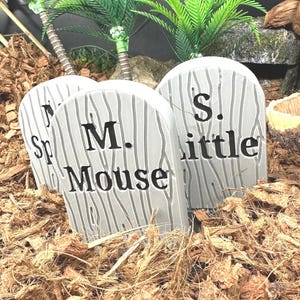 Snake Enclosure Graves l snake tank decor, snake enrichment, spooky snake, terrarium decor, ball python accesories image 3