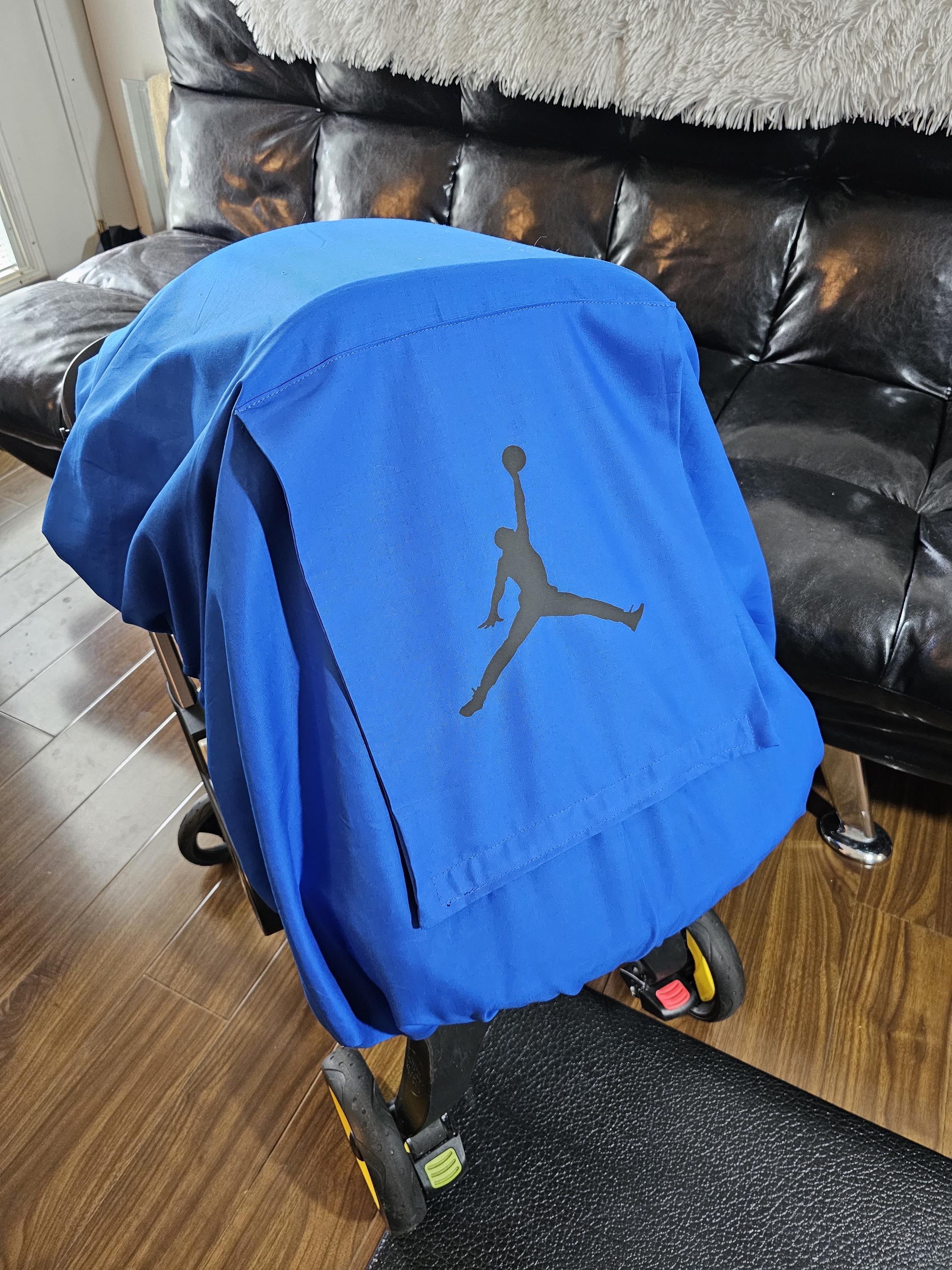 Blue Jordan Doona Baby Stroller Car Seat Cover