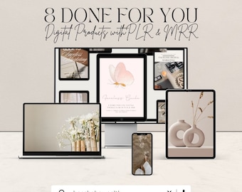 Done for you FACELESS Digital Marketing Guide Bundle mit Master Wiederverkaufsrechten MRR & Privatmarkenrechten PLR Done-For-You Digital Produkte