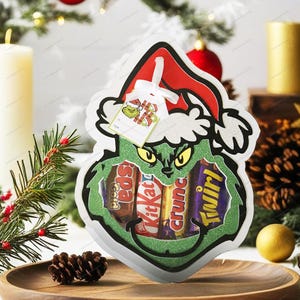 Kerstchocolade selectie traktatiedoos SVG-bestanden Cricut-gebruikers