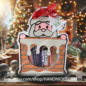 Christmas Santa Chocolate Treat Selection Box SVG files Cricut users