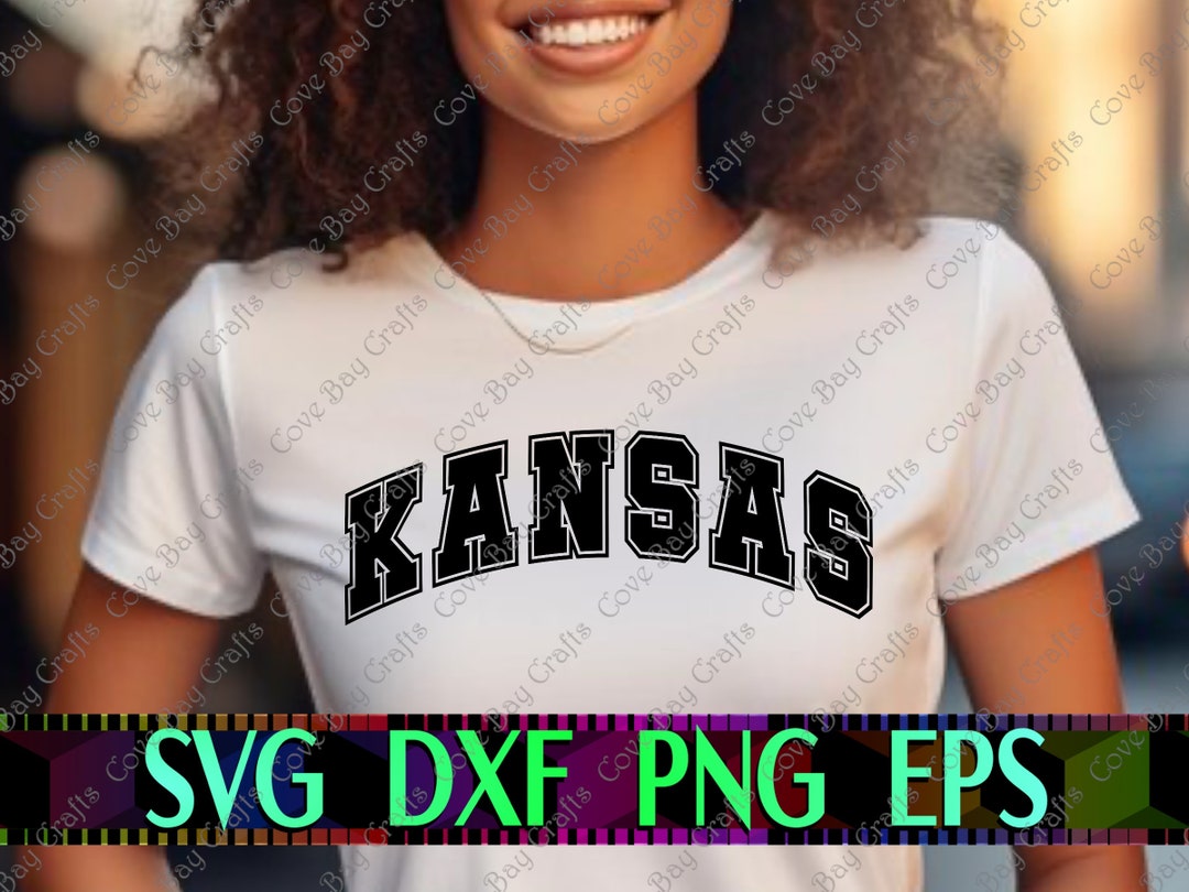 Kansas SVG DXF EPS Png Download, Printable, Cuttable, Editable Vector ...
