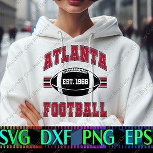 Atlanta Football SVG DXF EPS Png Download, Printable, cuttable, editable Vector, Ready for cricut & silhouette | Design