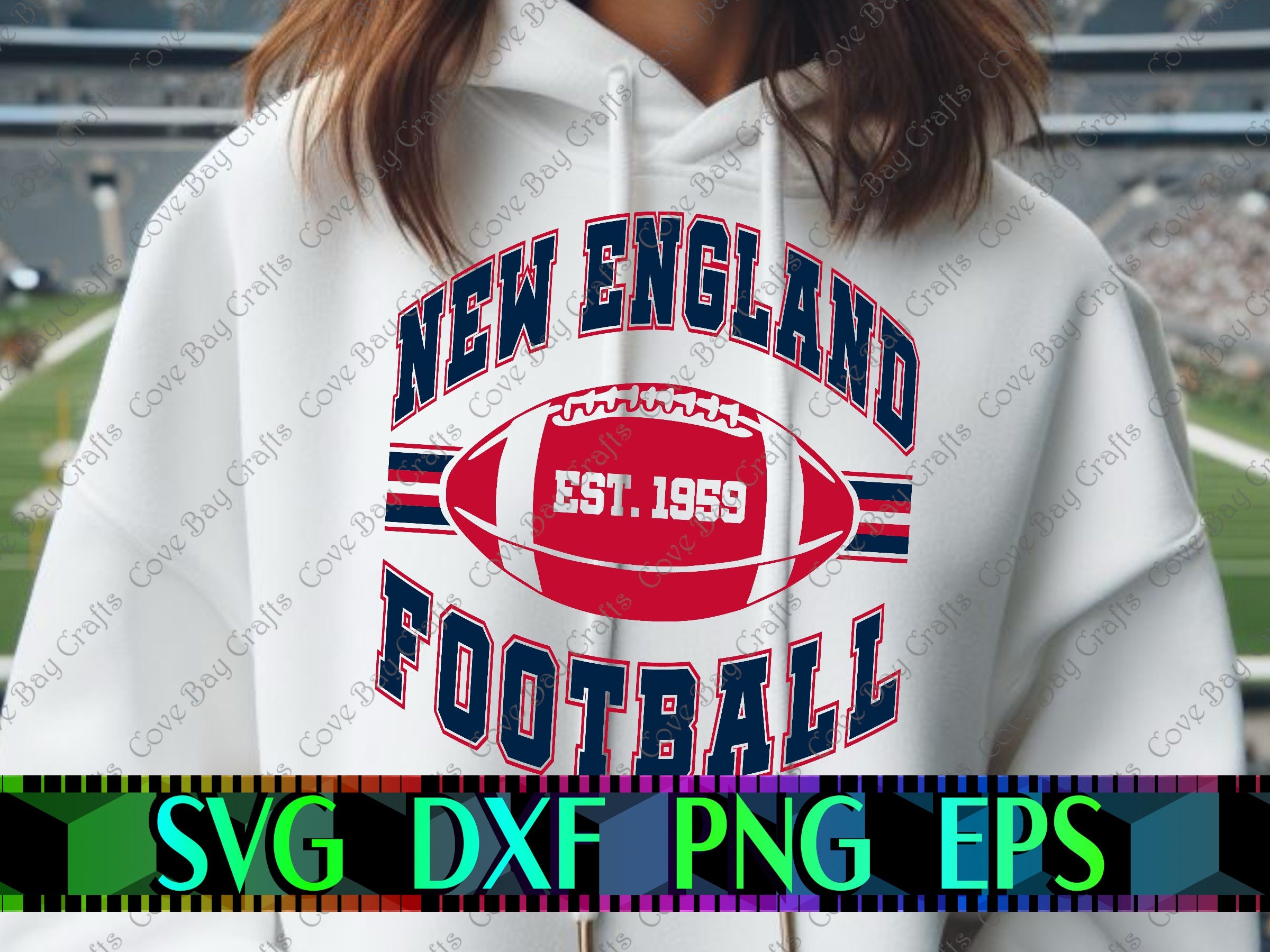 New England Football SVG DXF EPS Png Download, Printable, cuttable, editable Vector, Ready for cricut & silhouette | Design