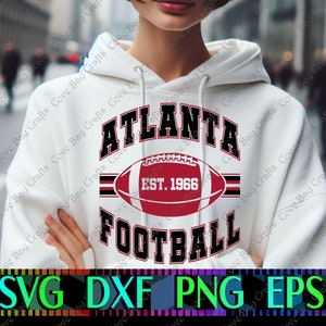 Atlanta Football SVG DXF EPS Png Download, Printable, cuttable, editable Vector, Ready for cricut & silhouette | Design