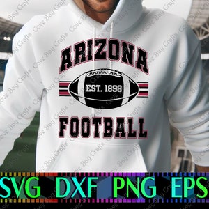 Arizona Football SVG DxF EPS PNG Download, Printable, cuttable, editable Vector, Ready for cricut & silhouette | Design |