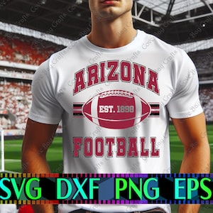 Arizona Football SVG DxF EPS PNG Download, Printable, cuttable, editable Vector, Ready for cricut & silhouette | Design |