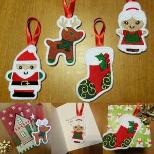 Klassische Weihnachtsornamente / Geschenkanhänger