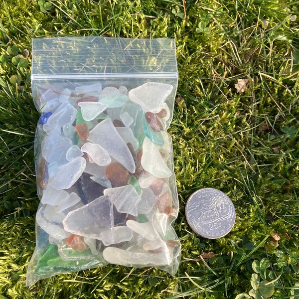 Authentic Lake Erie Beach Glass (Bagged)