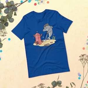 Mini Golphin T-Shirt: Quirky Dolphin Golf Novelty Tee