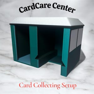 3D Printed Trading Card Sleeve Organizer & Top Loader Dispenser for TCG and Sports Cards/Card Protection Station/Collector’s Desk Organizer