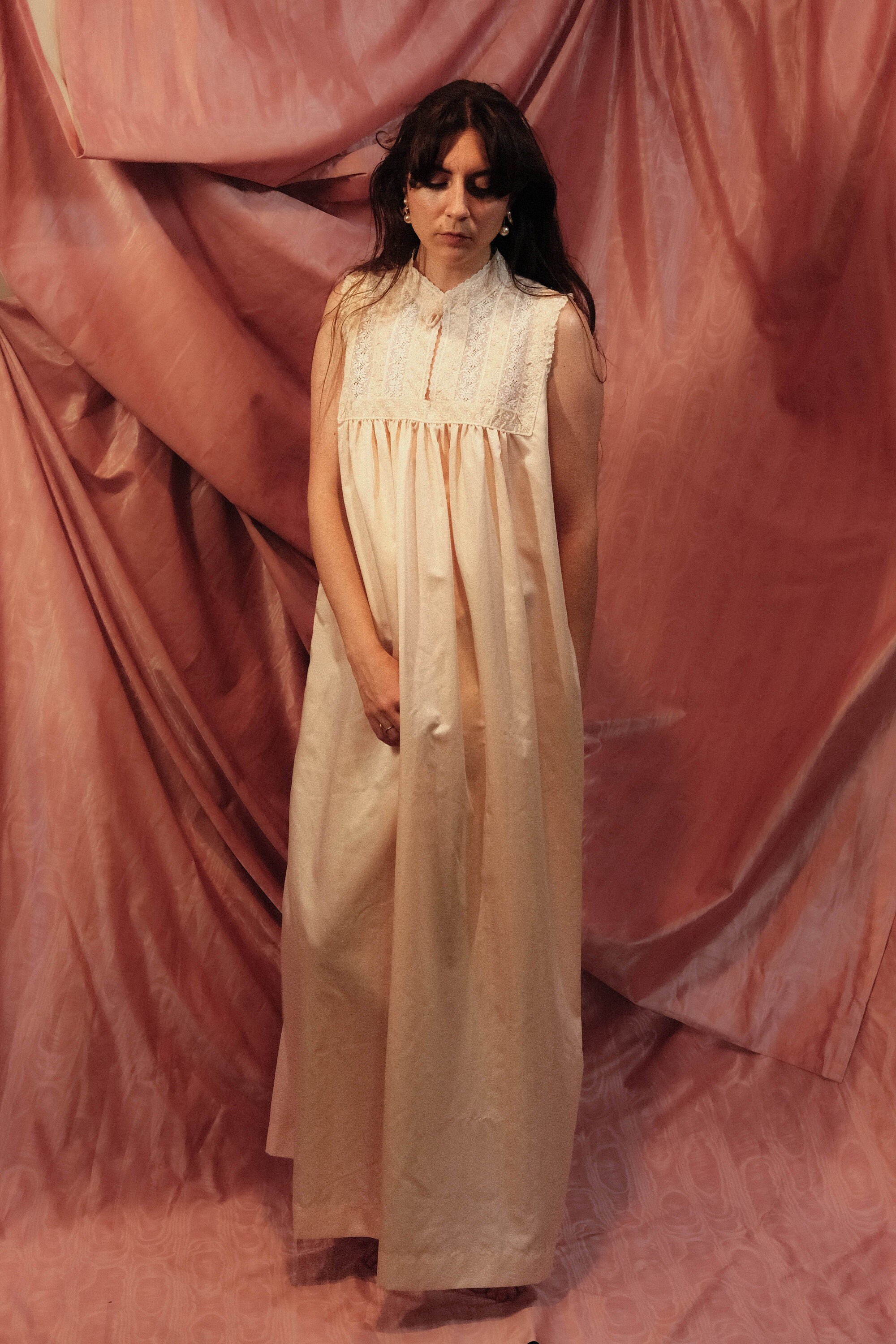 Christian Dior Pink Nightgown ピンクナイトガウン Vintage 70s 