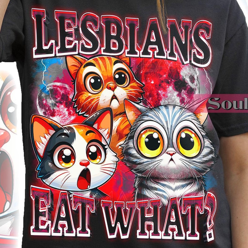 titian Lesbians Eat What Pussy Cat Kitten Men T Shirt Black S