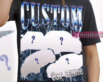 Retro Custom Your Car Shirt, Your Car On Tshirt, Vintage Custom Funny Car Sweatshirt, Custom Car Photo Hoodie, Unisex Insert Design Tee