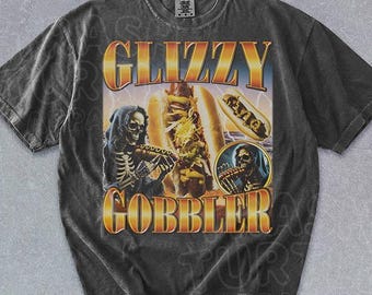 Chemise glizzy gobbler, tshirt blague drôle, sweat-shirt offensif inapproprié, sweat à capuche bâillon de la génération Z unhinged, t-shirt étrange unisexe