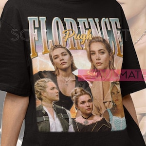 Chemise rétro Florence Pugh, pull vintage Florence Pugh, t-shirt Florence Pugh, sweat à capuche Florence Pugh, t-shirt Florence Pugh des années 90