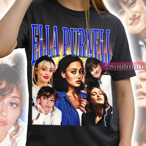 Retro Ella Purnell Shirt, Vintage Ella Purnell Tshirt, Homage Sweatshirt Gift, Funny Hoodie, Unisex 90s Tee