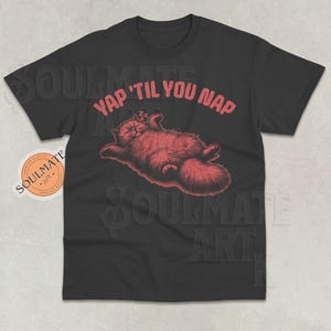 Certified Yapper Shirt, Yap Till You Nap Funny Cat Tshirt, Meme Y2K Graphic Sweatshirt, Born To Yap Hoodie, Unisex Yapping Cat Tee