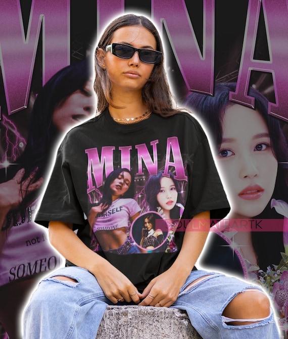 twice MINA シャツ Retro Twice Mina Shirt, Vintage Kpop Shirt, Twice Merch