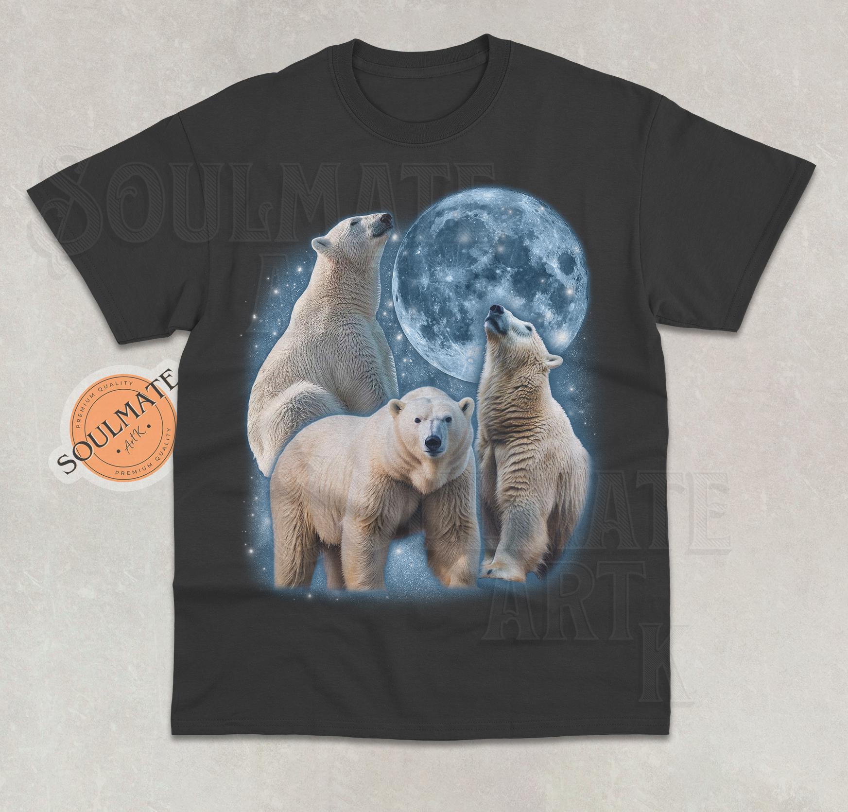 Polar Bear Hoodie - Etsy
