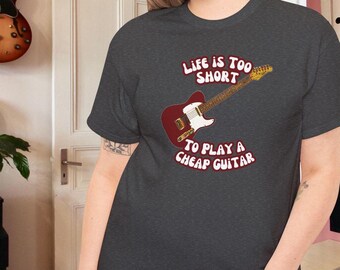 Electric Guitar T-Shirt – Funny Musician Gift, Unisex Fit