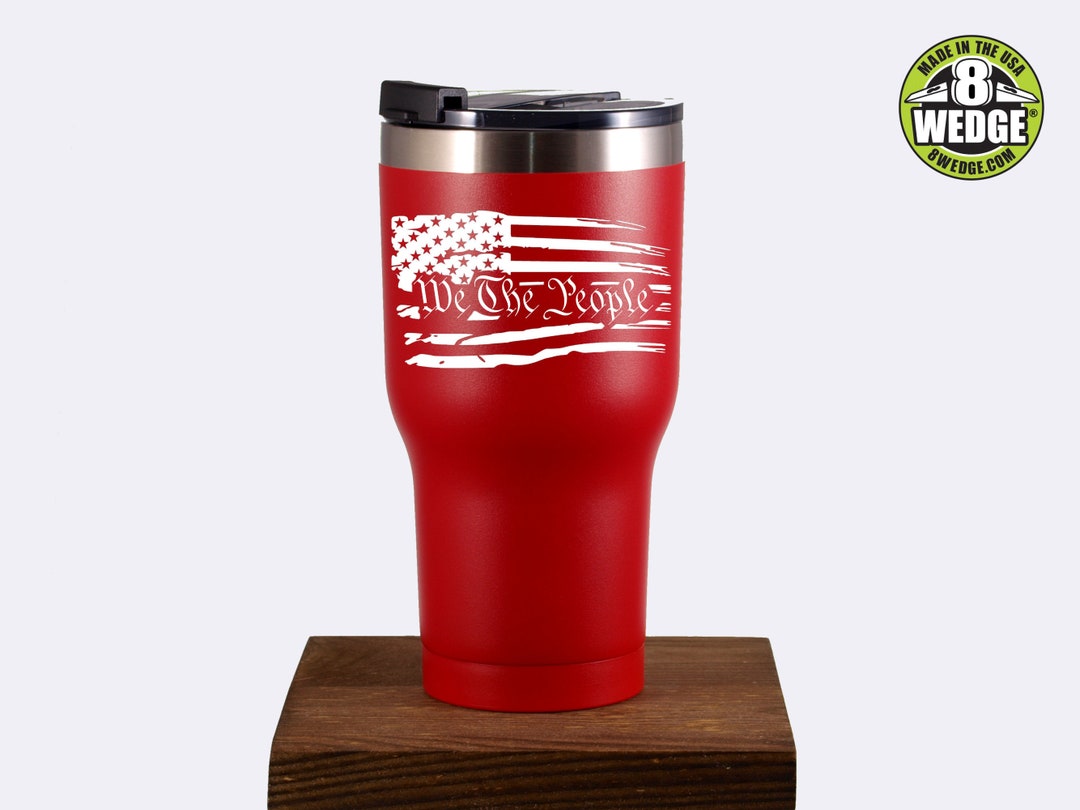 Personalized RTIC 20oz Tumbler Custom Laser Etched Designs. Firefighter, Patriotic, Pet Themes