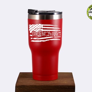 Personalized RTIC 20oz Tumbler - Custom laser etched designs.  Firefighter, Patriotic, pet themes and more!  Custom logos available.