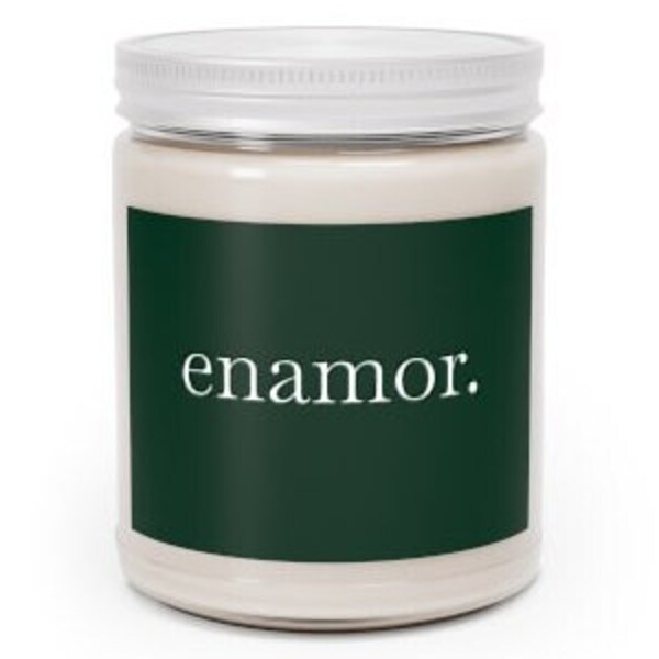 Green Enamor Candle