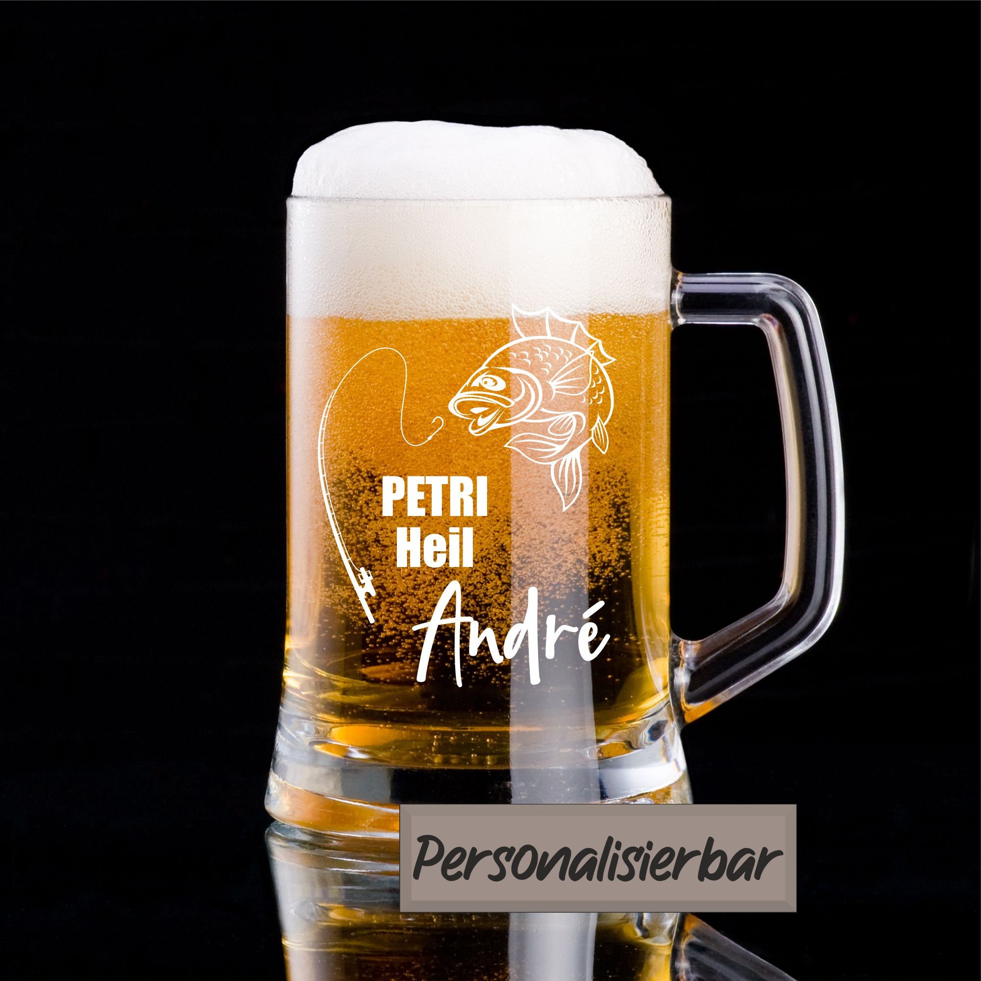 Personalisiertes Bierkrug "Volksstaat Württemberg" – 0,5l Keramik, Mit Individuellem Design