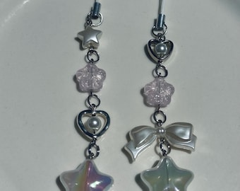 Shiny Star Phone Charms
