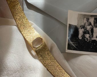 Vintage Gold Plated Photo Locket Bracelet, Personalized Memorial Jewelry