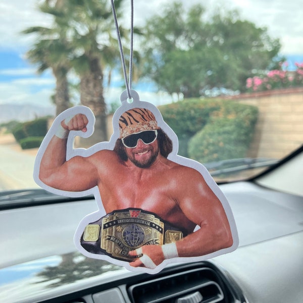 Macho Man Randy Savage Car Air Freshener | Perfect gift for sports fans!