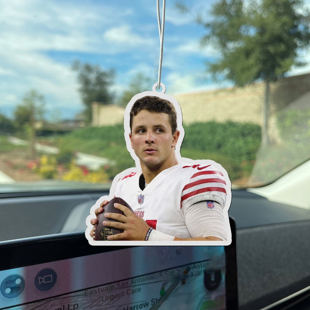 Brock Purdy Face Car Air Freshener San Francisco Perfect Gift for