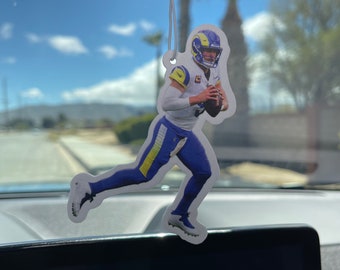 Matthew Stafford Car Air Freshener | LA |  Perfect gift for sports fans!