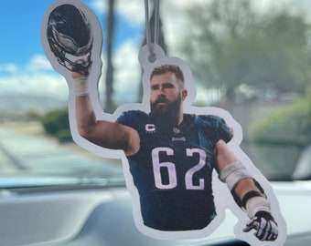 Jason Kelce Car Air Freshener | Philadelphia |  Perfect gift for sports fans!