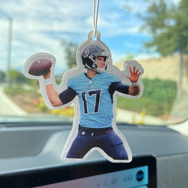 Ryan Tannehill Car Air Freshener | Tennessee |  Perfect gift for sports fans!