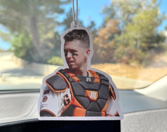 Buster Posey Car Air Freshener | San Francisco |  Perfect gift for sports fans!