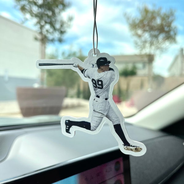 Aaron Judge Batting Car Air Freshener | New York |  Perfect gift for sports fans!