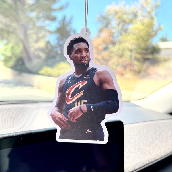 Donovan Mitchell Car Air Freshener | Cleveland |  Perfect gift for sports fans!