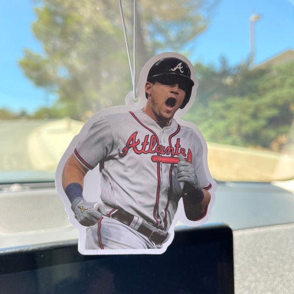 Austin Riley Front Car Air Freshener | Atlanta |  Perfect gift for sports fans!