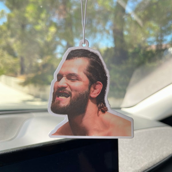 Jorge Masvidal Face Car Air Freshener | Perfect gift for sports fans!