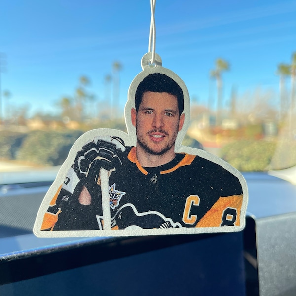 Sidney Crosby Car Air Freshener  | Pittsburgh | Perfect gift for sports fans!